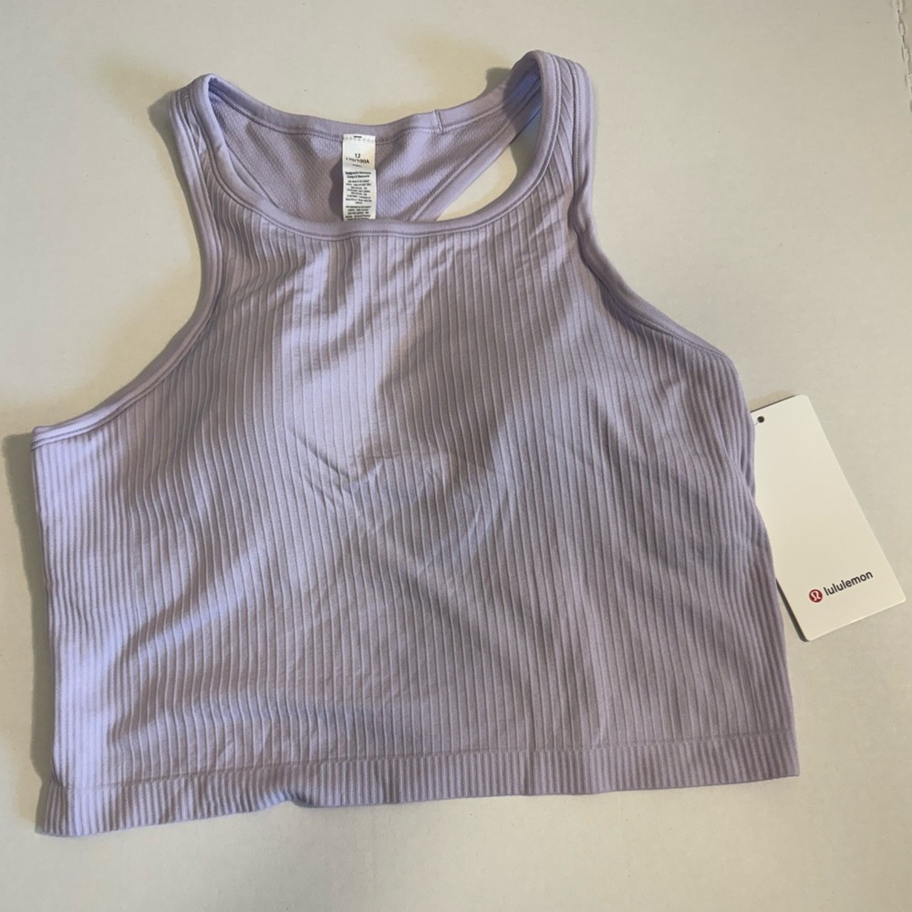Lululemon Ebb to Street Cropped Racerback Tank NWT